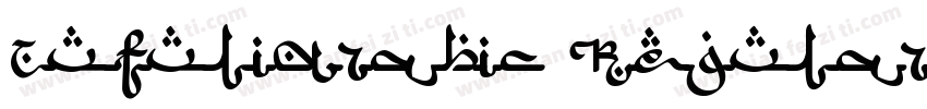 TufuliArabic Regular字体转换